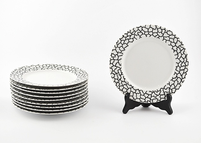 Ten (10) Salad Plates:  George Sowden "Montreal" for Swid Powell Cityline  