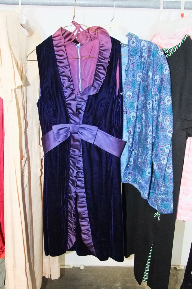 14 piece group of vintage clothing from the 30's - 80's