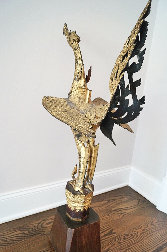 19th Century Bronze Thai Mythological Bird 