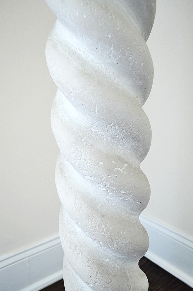 Spiral Stone Standing Lamp
