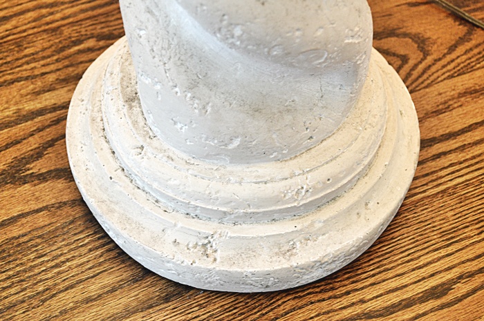 Spiral Stone Standing Lamp