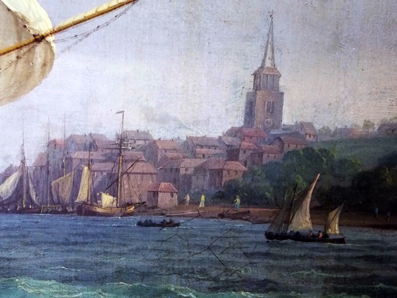 Thomas Whitcombe Early 19th Century Maritime Painting