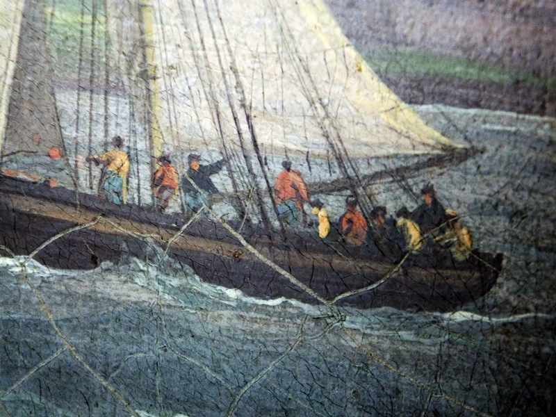 Thomas Whitcombe Early 19th Century Maritime Painting