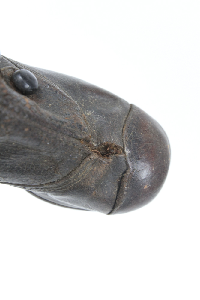 Pair of Vintage High Top Button Baby Boots