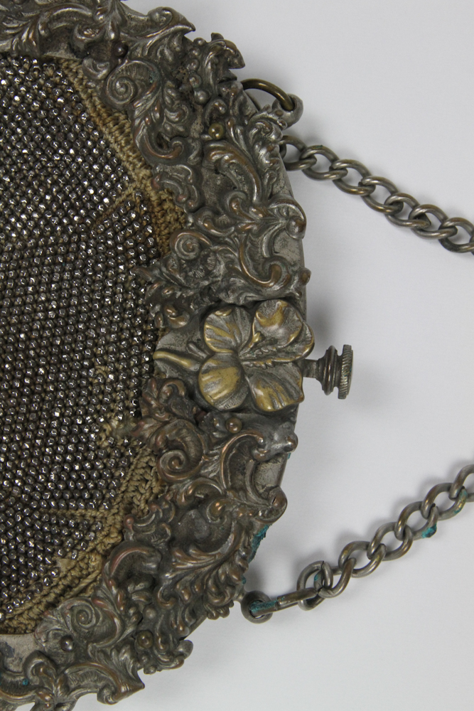 Vintage Victorian Oval Clutch Handbag