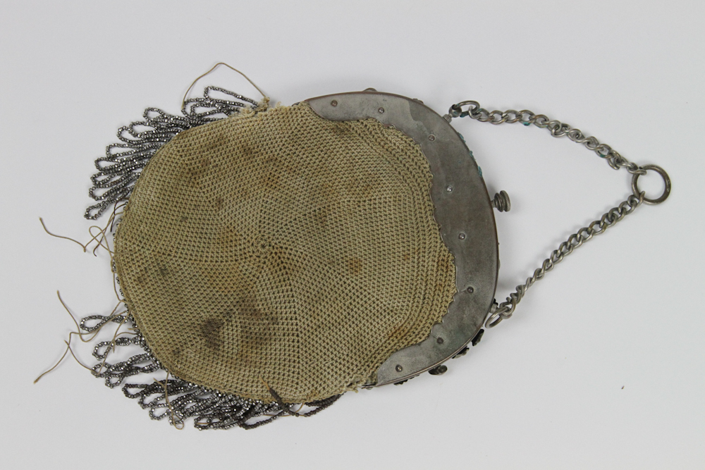 Vintage Victorian Oval Clutch Handbag