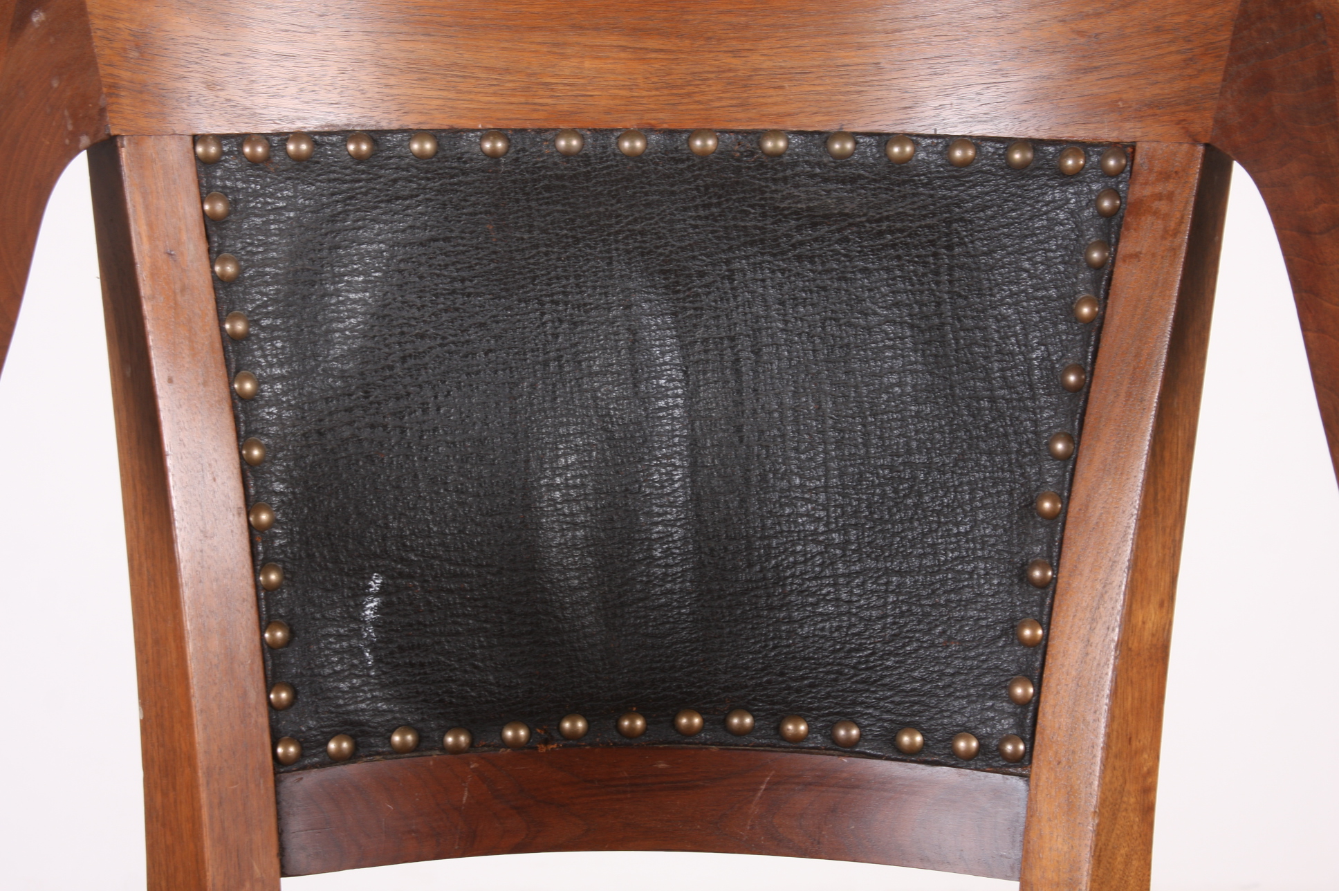 B.L. Marble Chair Company Walnut Desk Chair on Casters