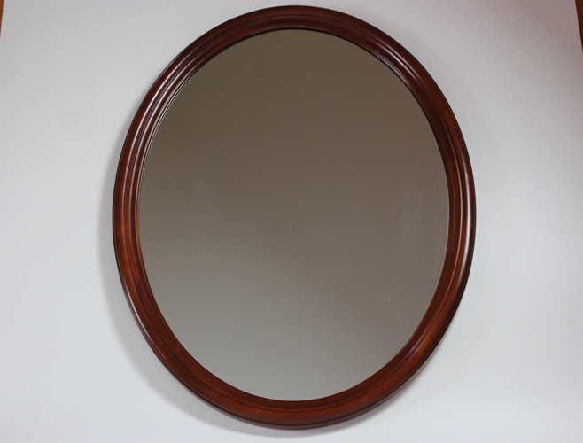 Henkel Harris Cherry Oval Mirror