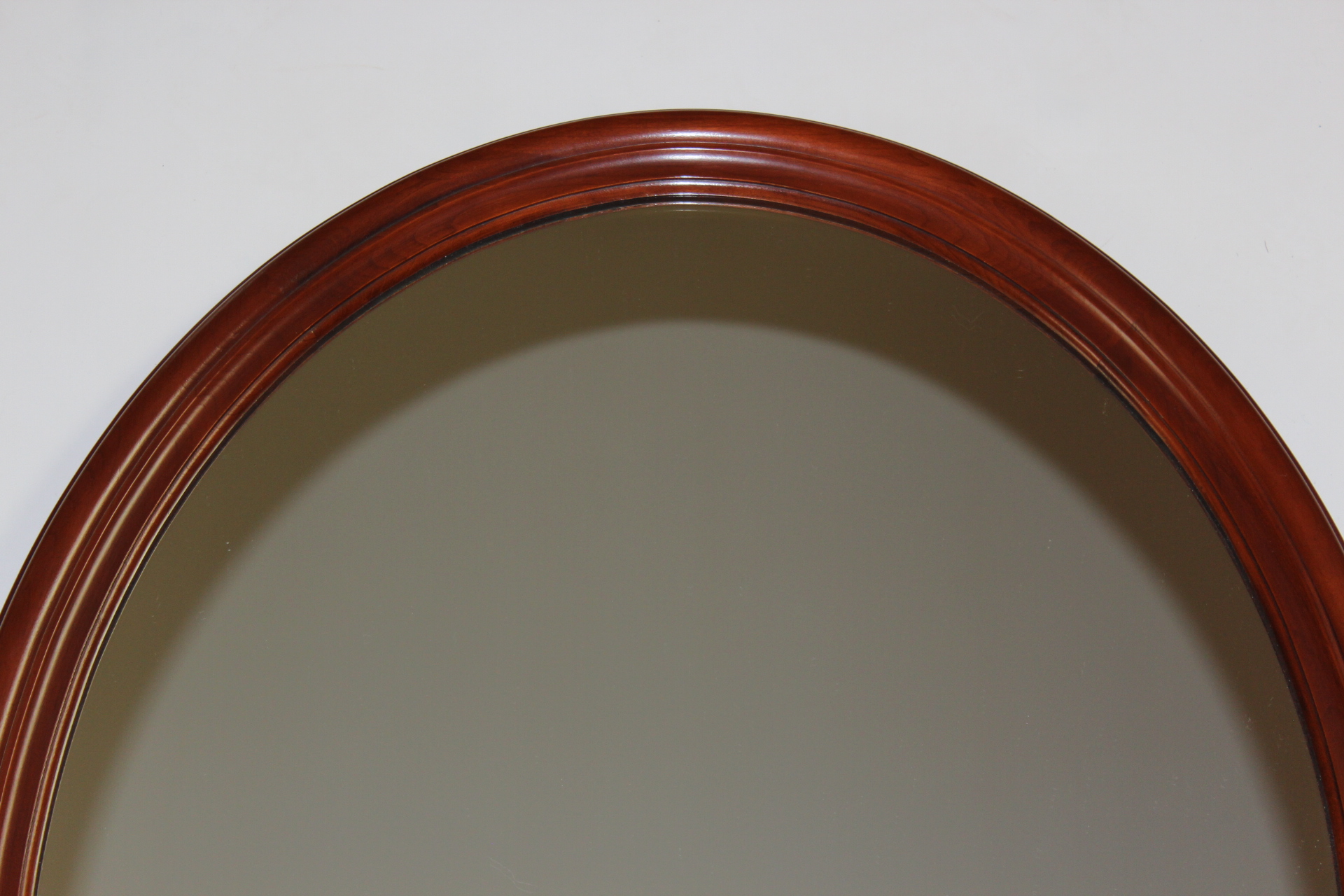 Henkel Harris Cherry Oval Mirror