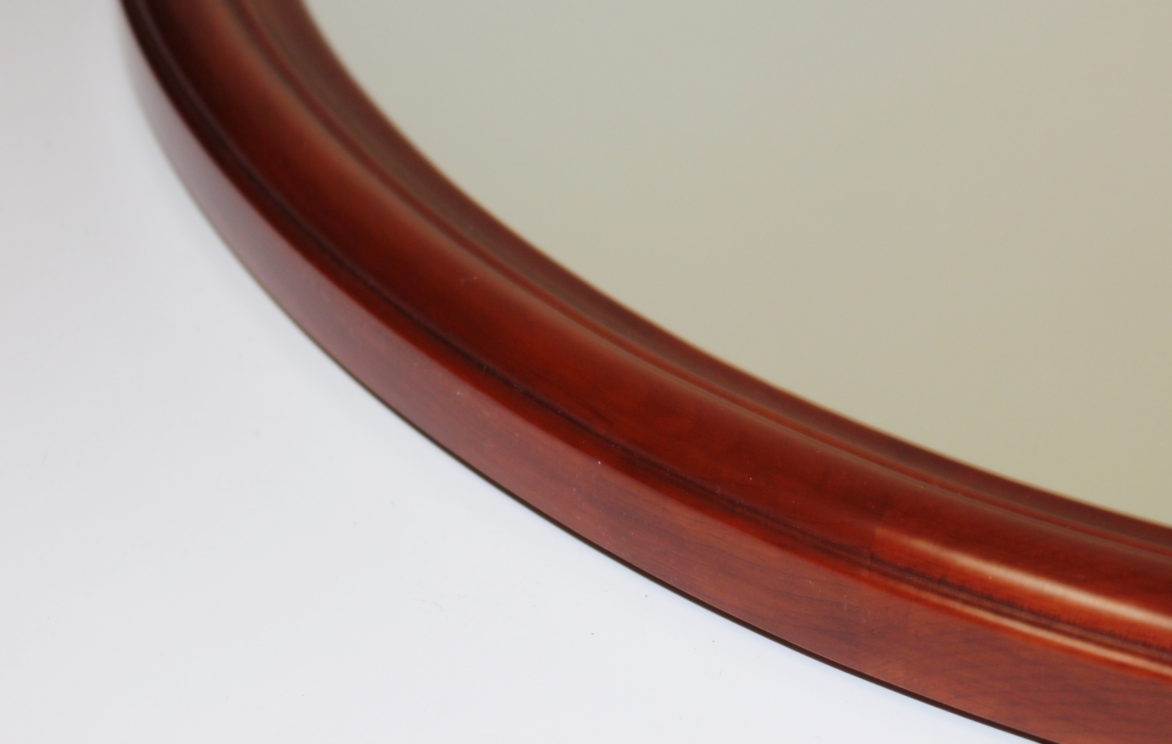 Henkel Harris Cherry Oval Mirror