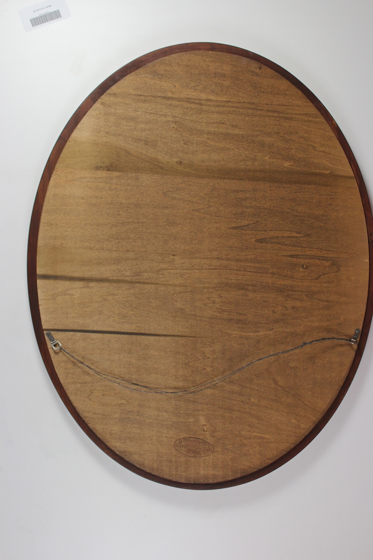Henkel Harris Cherry Oval Mirror