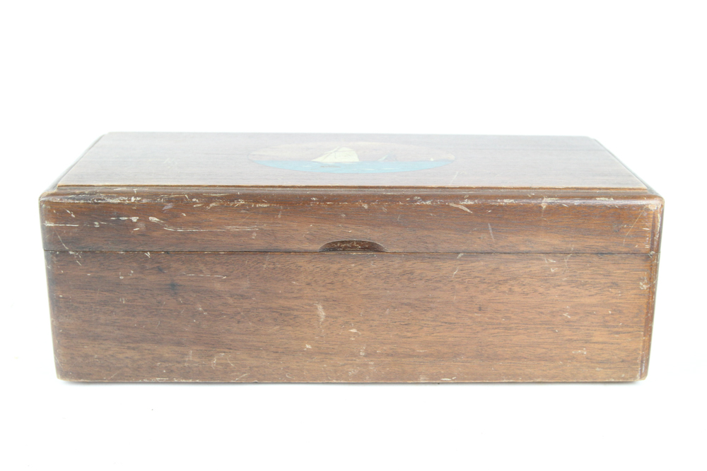 Two Hand Painted Vintage Boxes