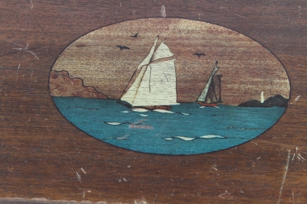 Two Hand Painted Vintage Boxes