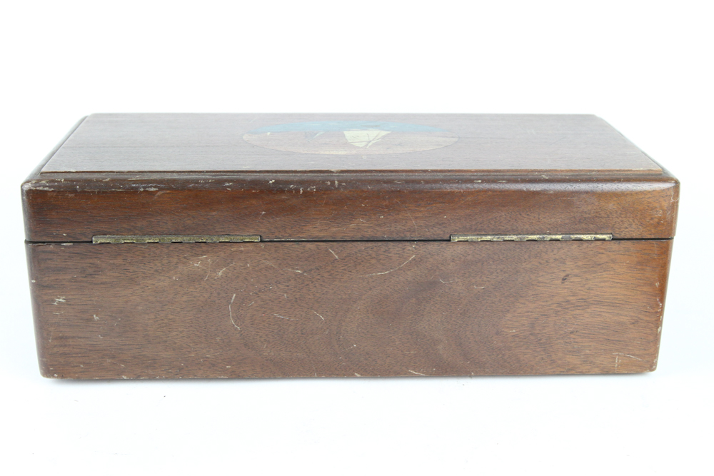 Two Hand Painted Vintage Boxes