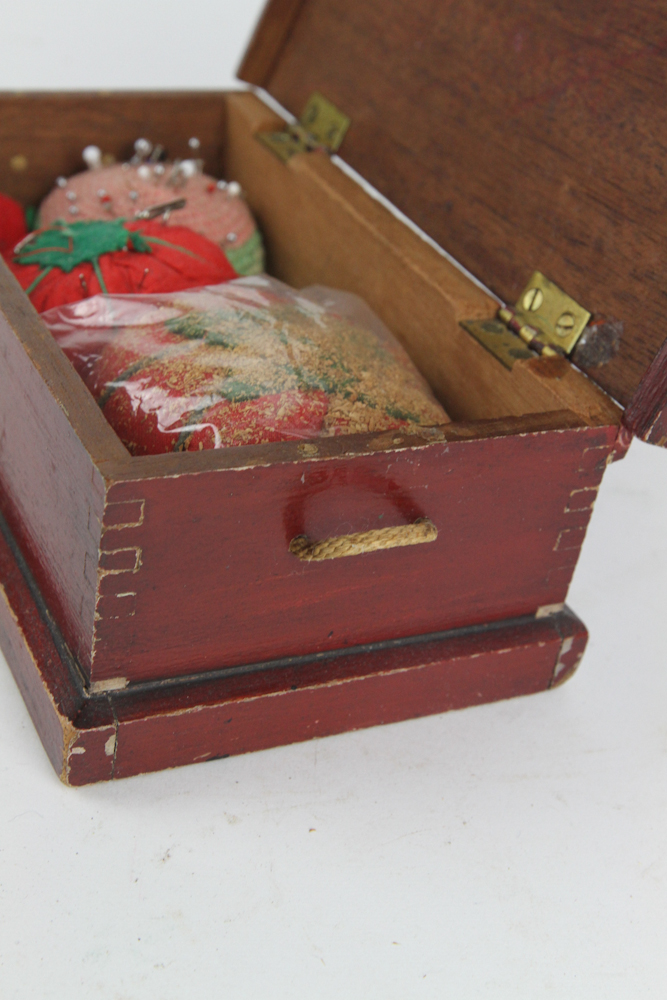 Two Hand Painted Vintage Boxes