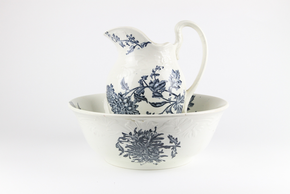 Lovely Imperial Wessel Wash Bowl & Pitcher