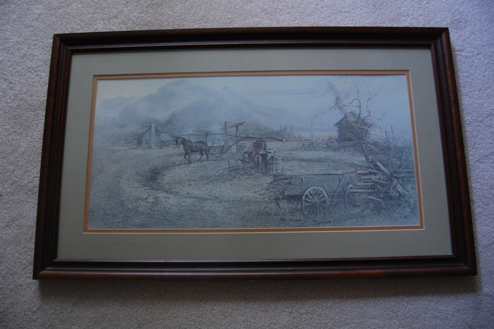 Sorghum Mill Framed Print