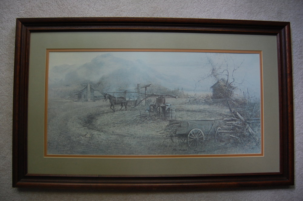 Sorghum Mill Framed Print