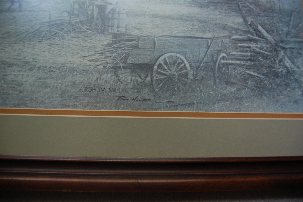 Sorghum Mill Framed Print