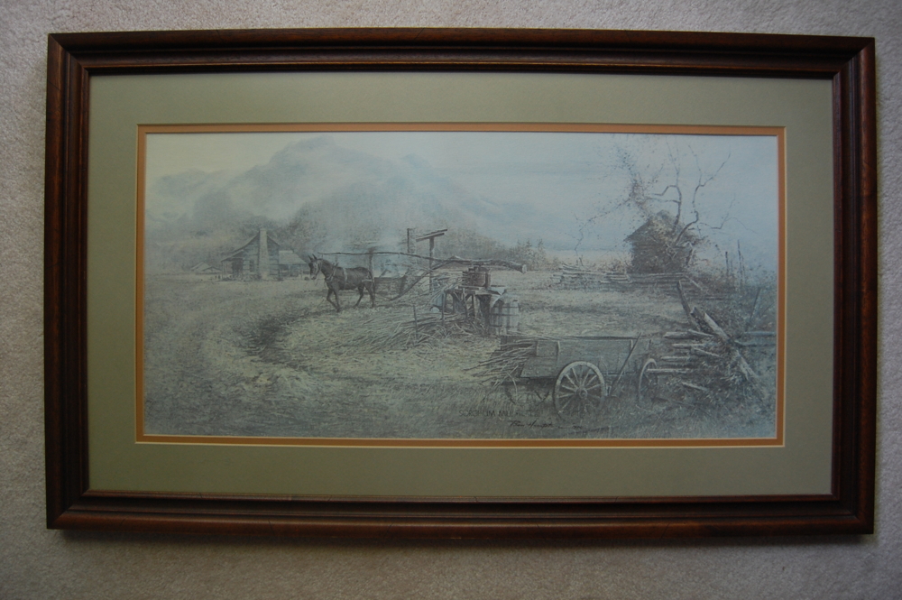 Sorghum Mill Framed Print