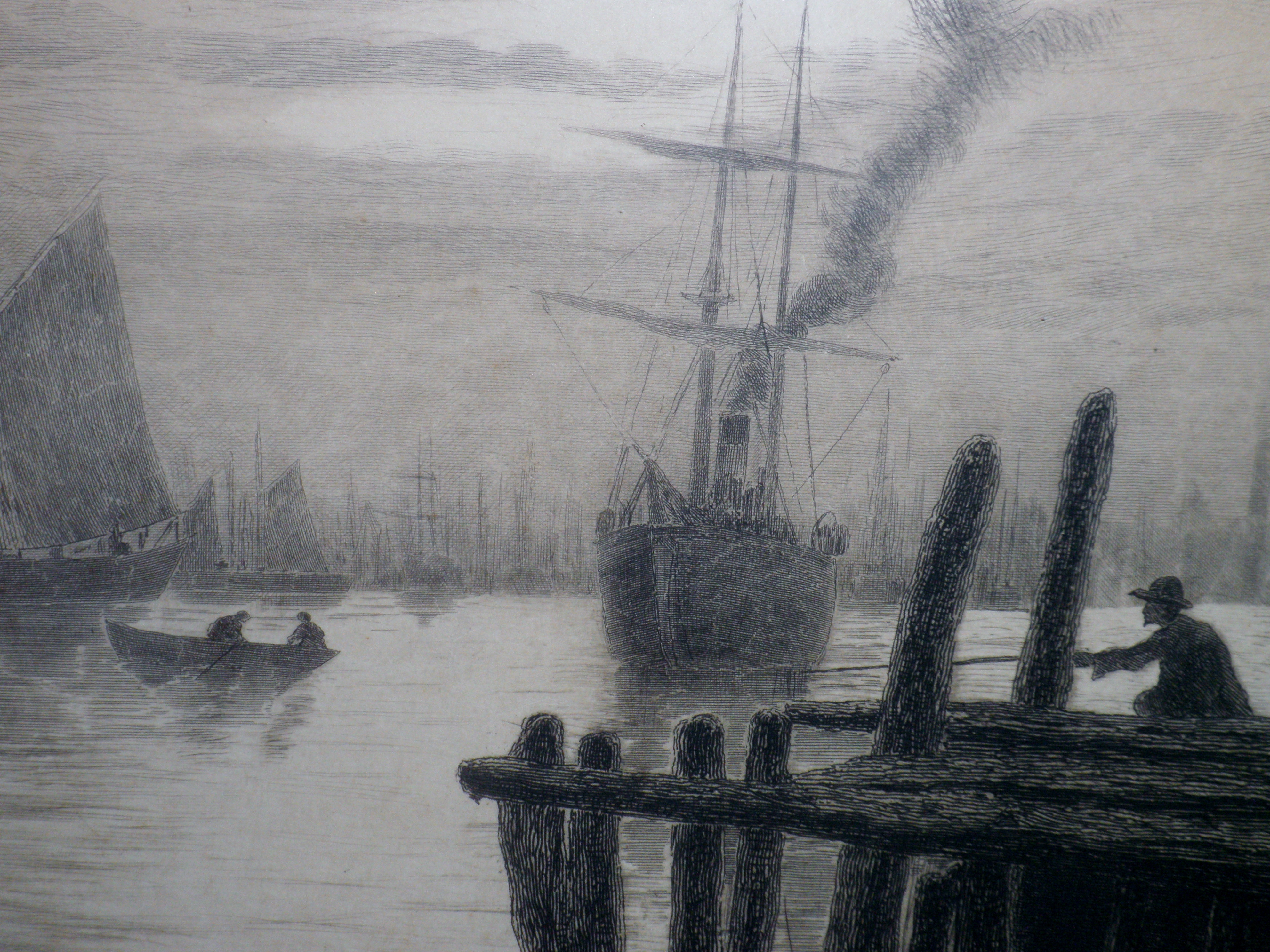 Otis S. Weber Etching Print