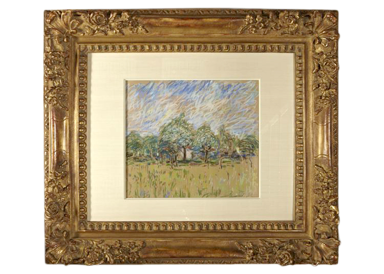 Alfred Sisley Pastel on Paper