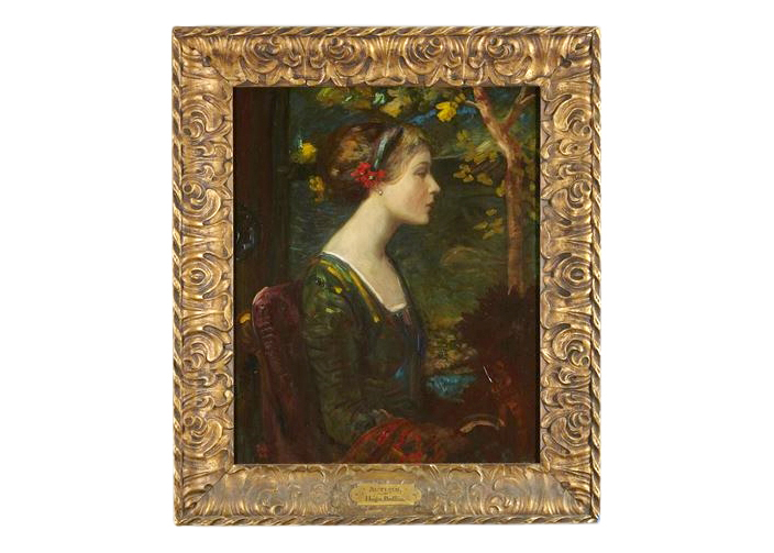 Hugo Ballin Painting "Autumn" - Oil on Canvas