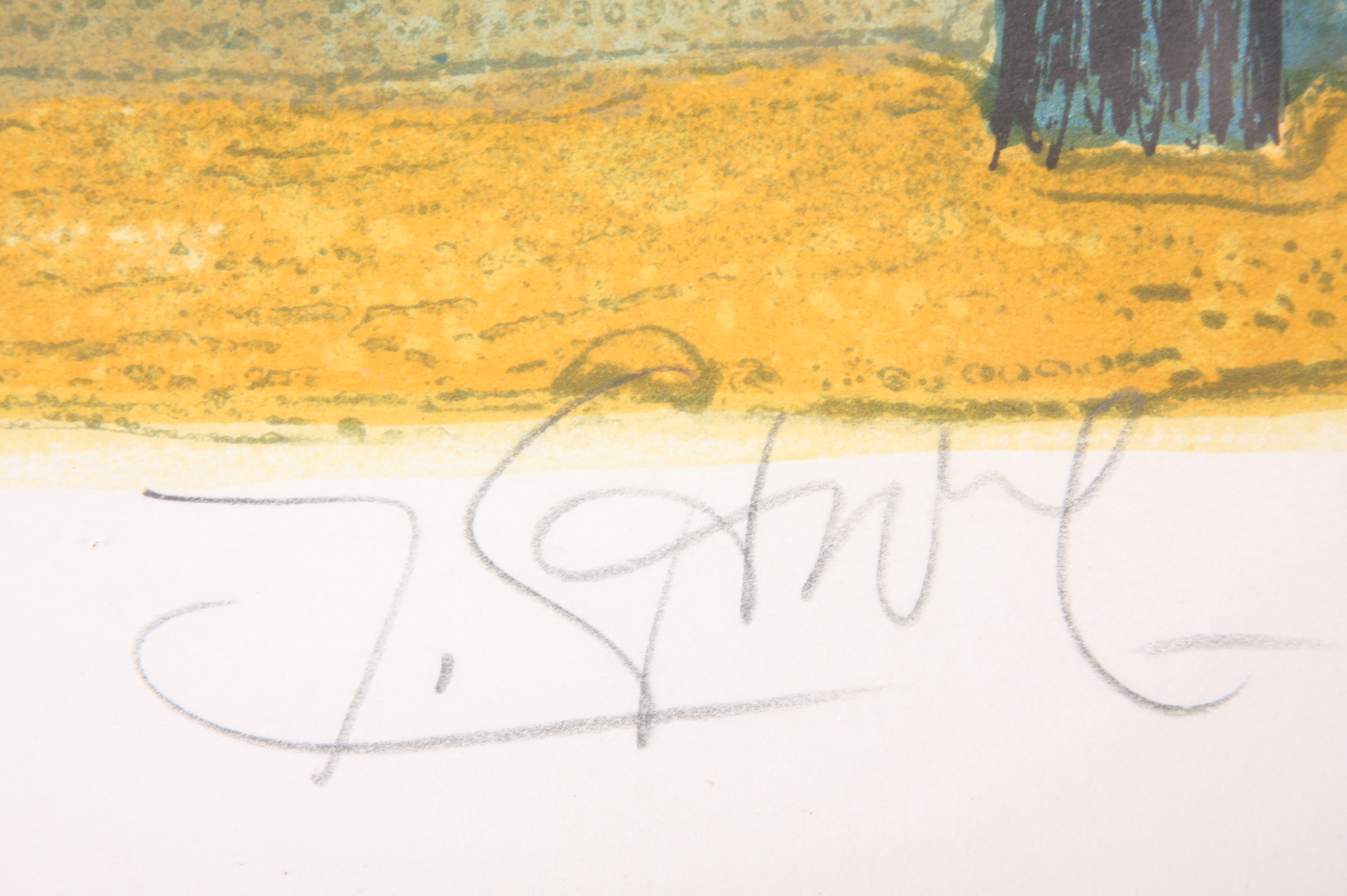 Original Yves Ganne Lithograph