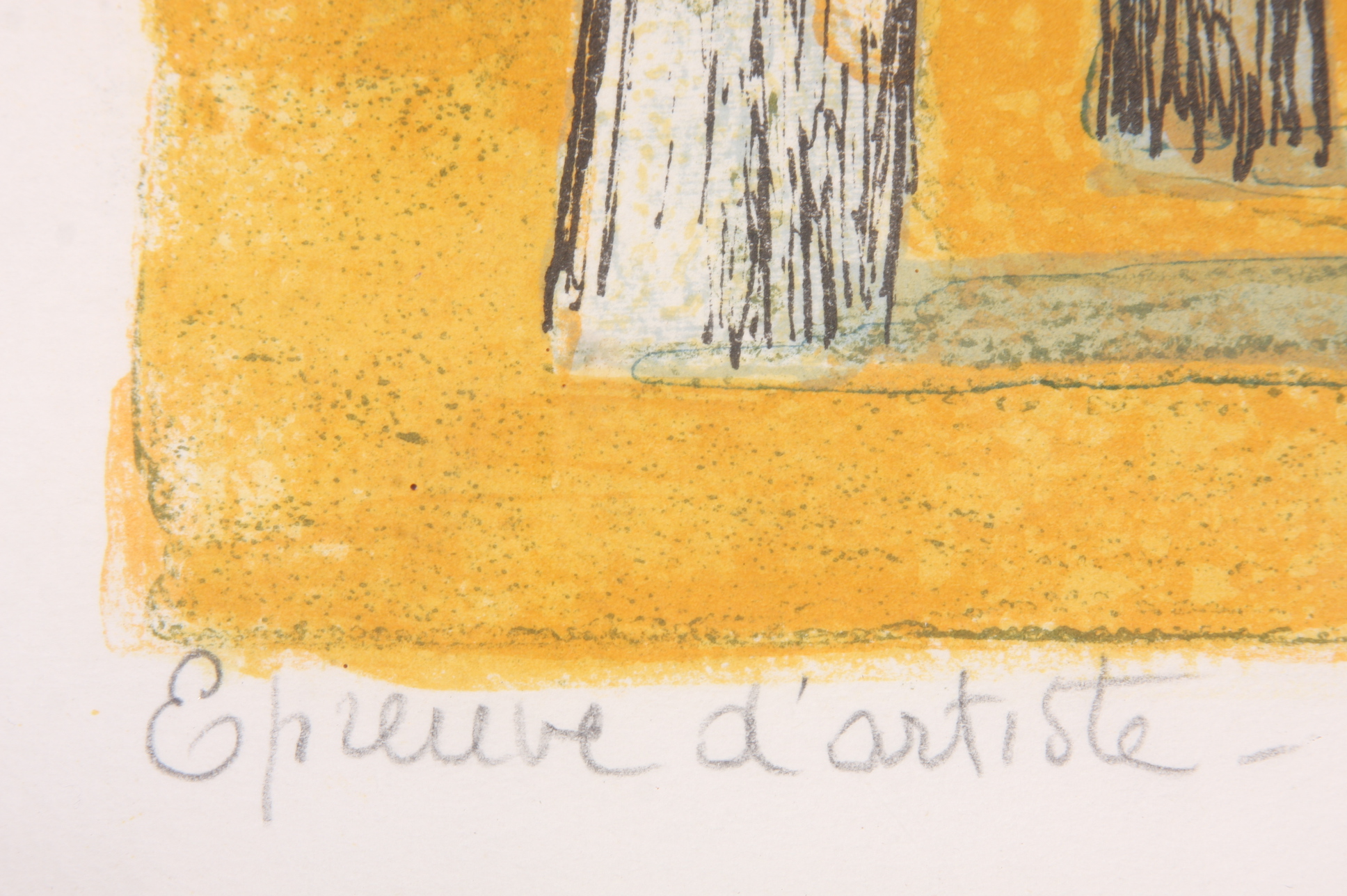 Original Yves Ganne Lithograph