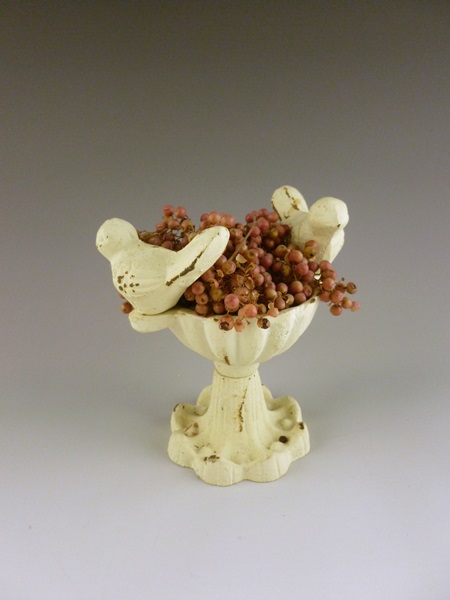 Cast Metal Ornamental Birdbath