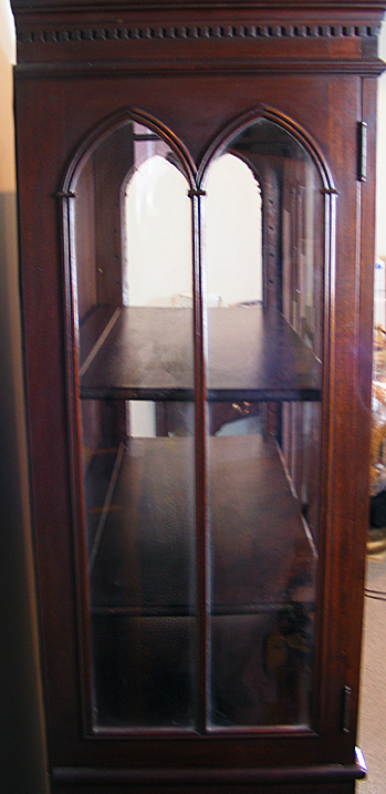 Charak Furniture Co. 1930 Colonial Revival Wood China Cabinet 