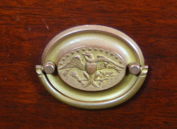 Charak Furniture Co. 1930 Colonial Revival Wood China Cabinet 