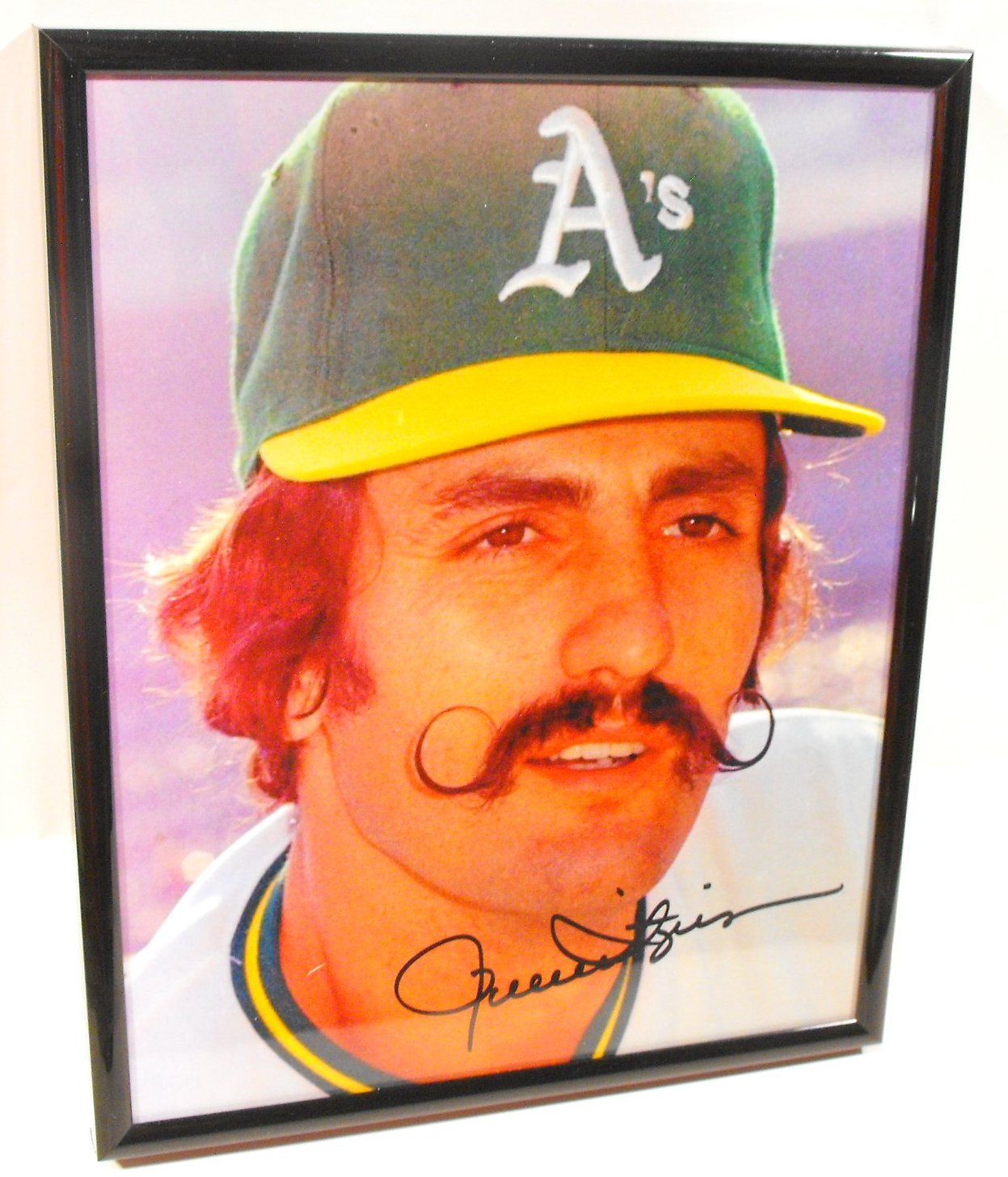 HOF Rollie Fingers Oakland Athetics Autographed Framed Photo