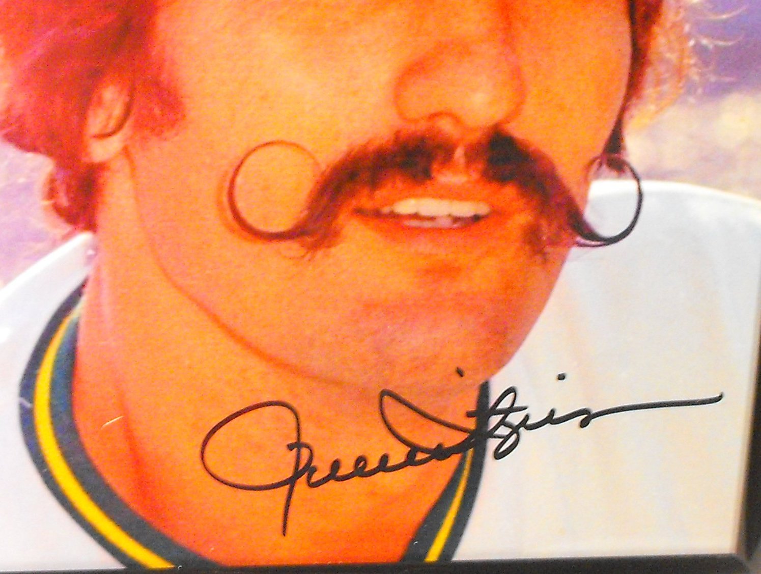 HOF Rollie Fingers Oakland Athetics Autographed Framed Photo