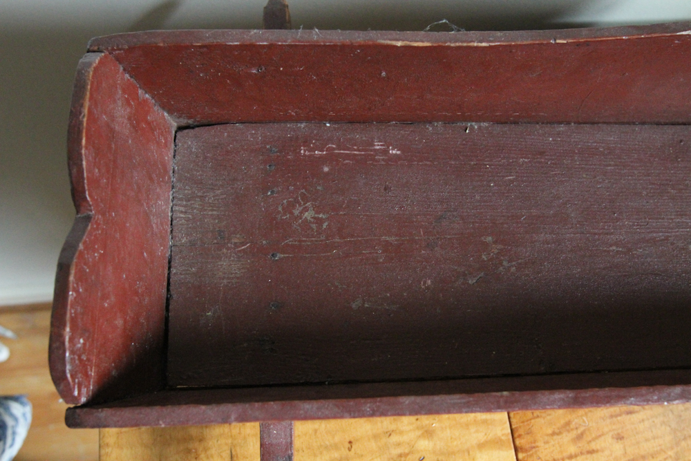 Hand Carved Doll Cradle with Doll