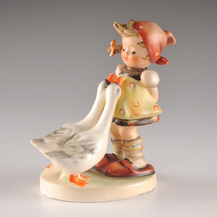 Hummel Goose Girl Figurine
