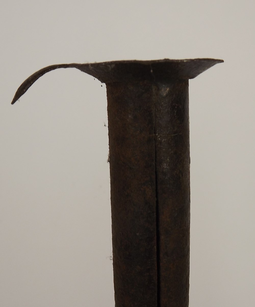 Vintage cast metal candlesticks