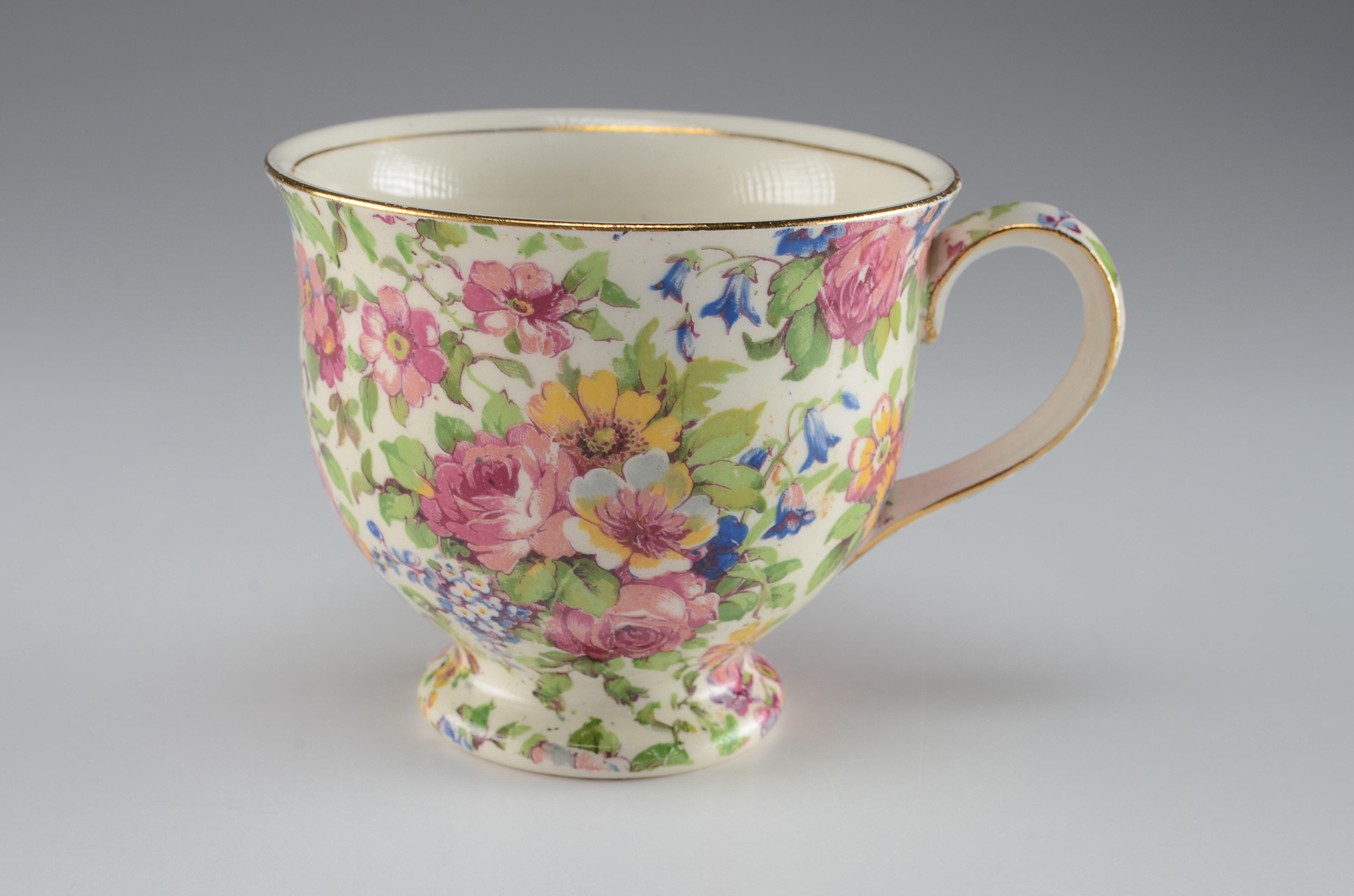 Royal Winton Grimwades Chintz Breakfast tea set