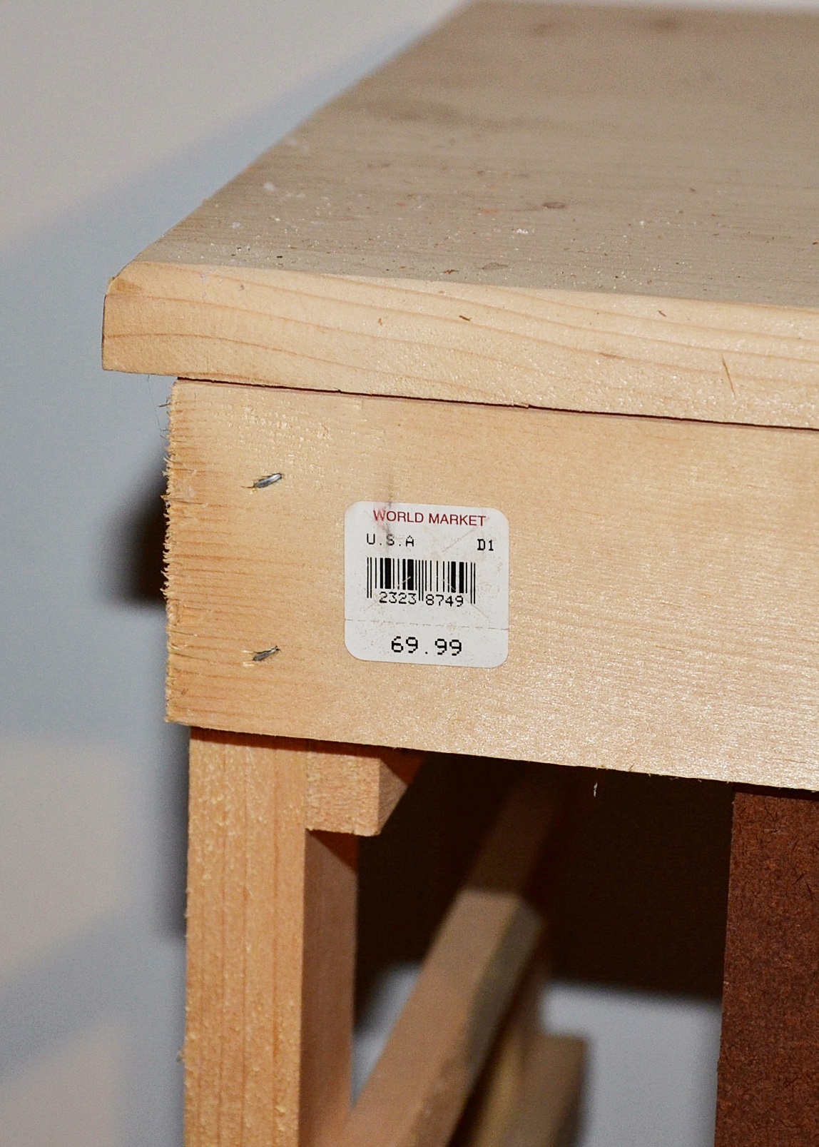 World Market wine rack.