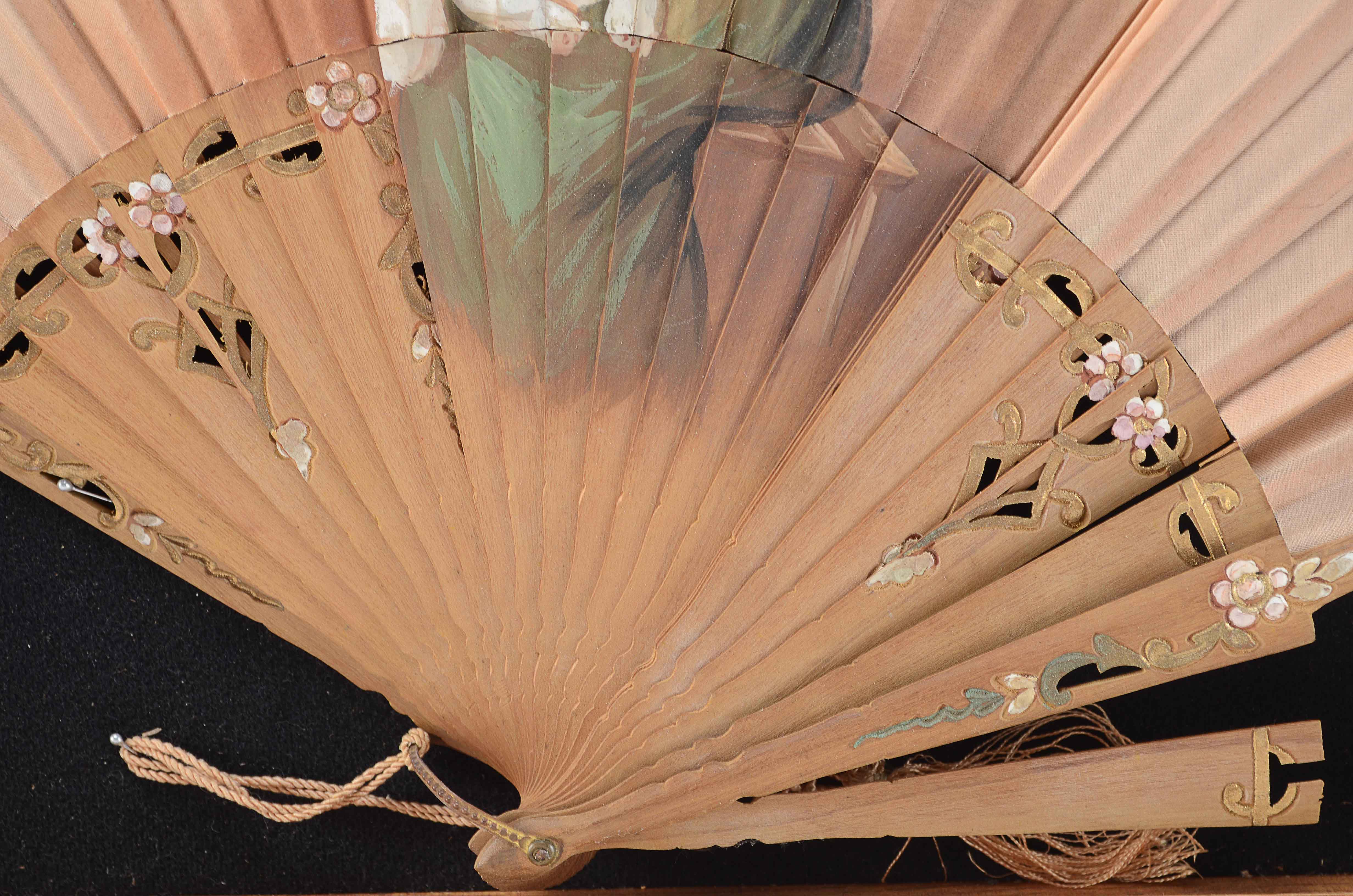 Antique Hand Painted Fan