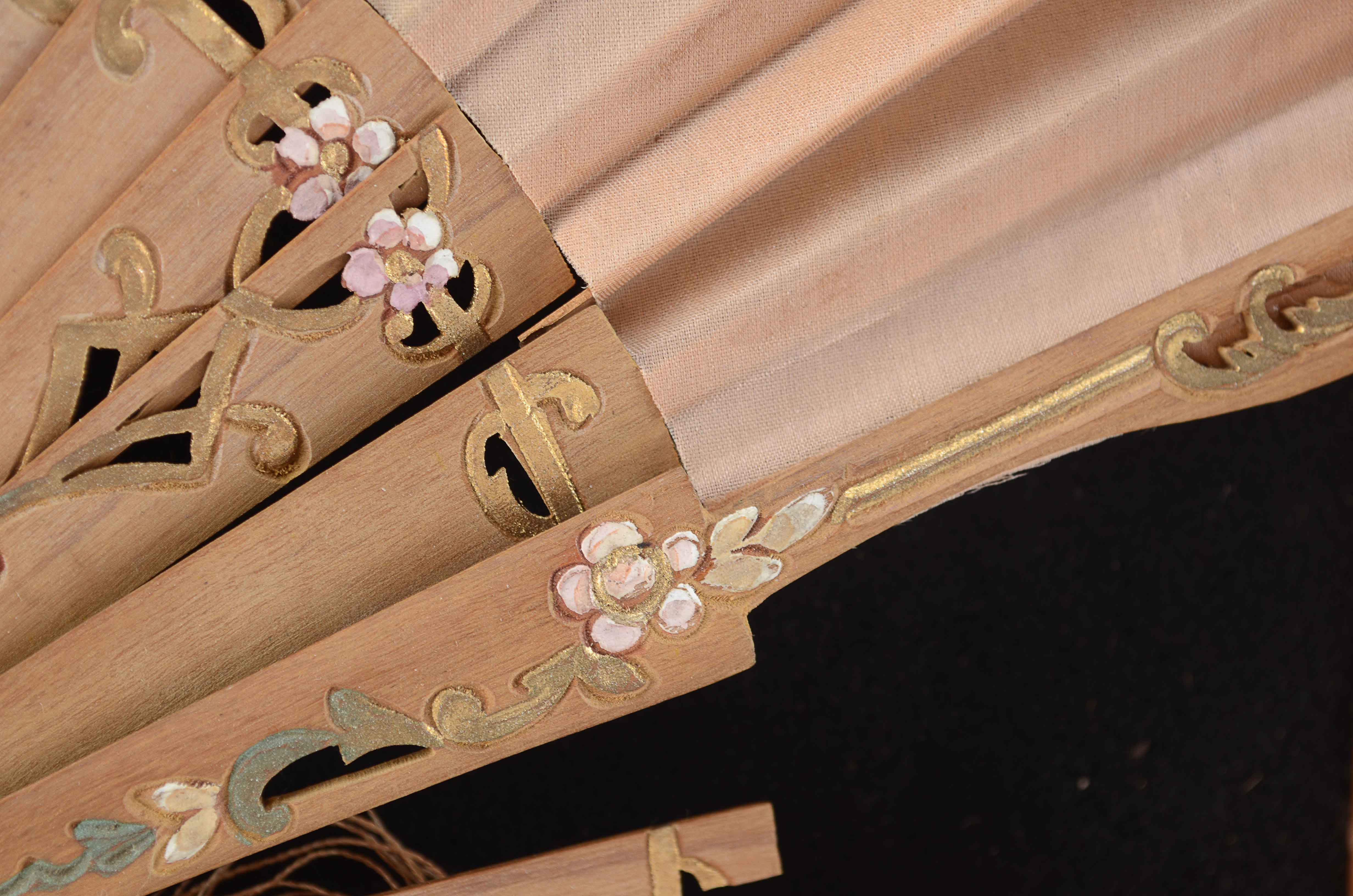 Antique Hand Painted Fan