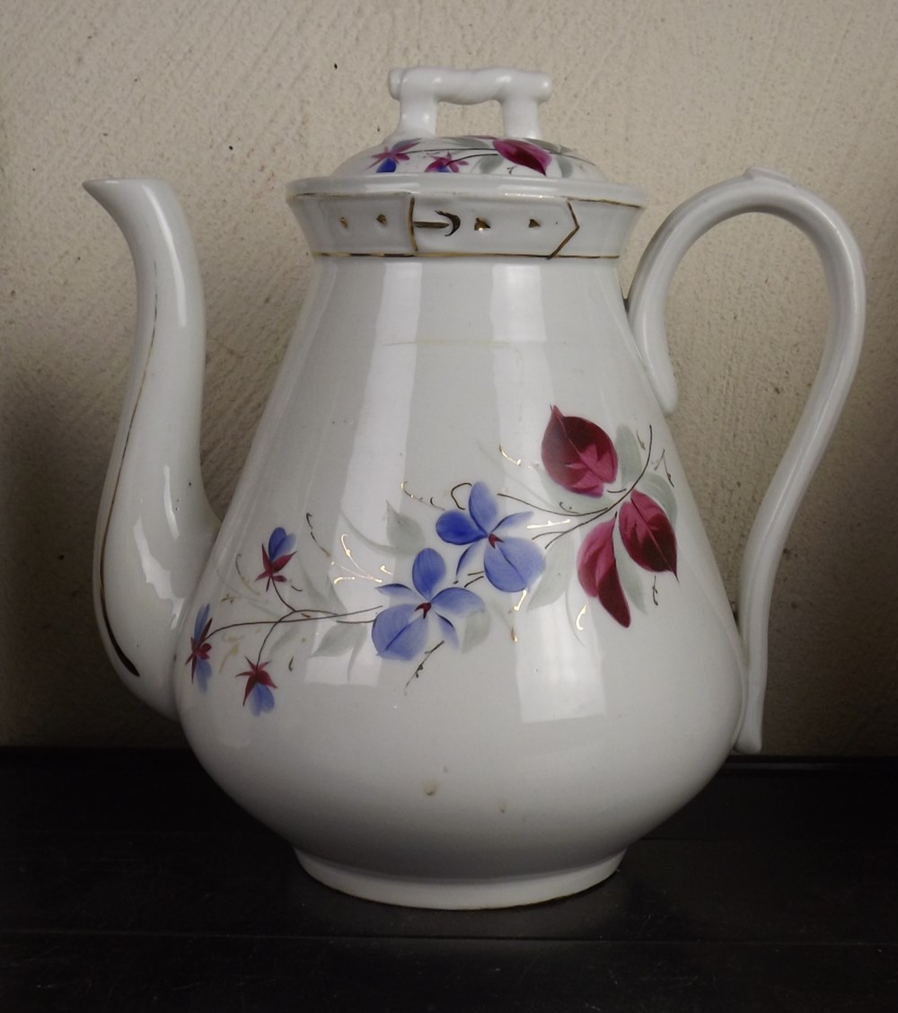 Vintage chocolate and teapots