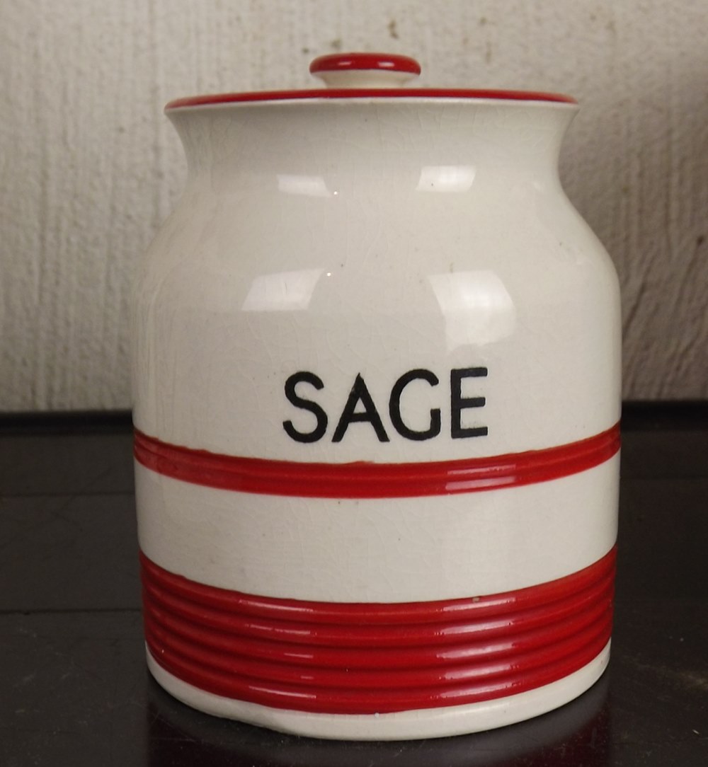 Pottery Canister lot