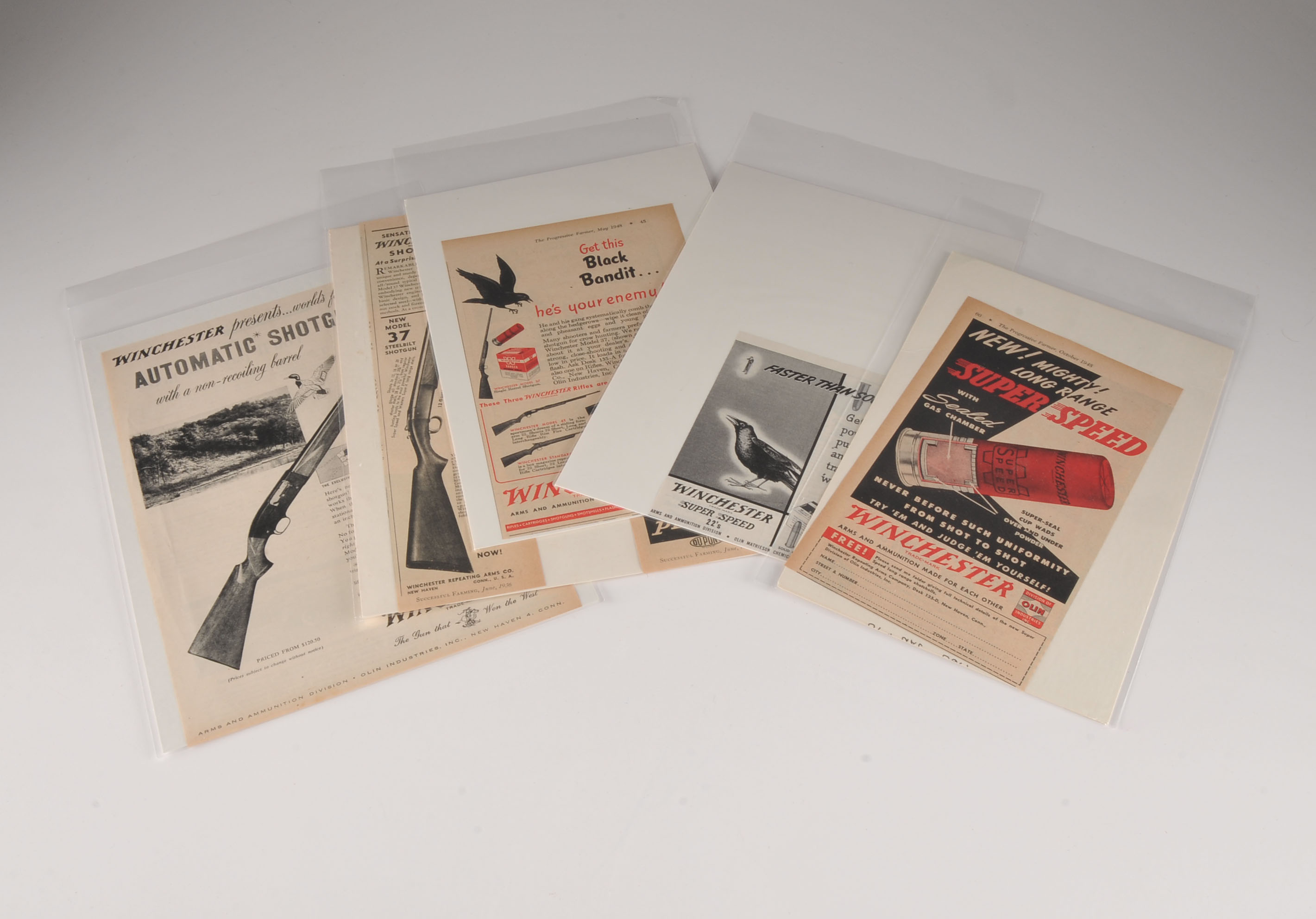 Vintage Collection of Winchester Ads