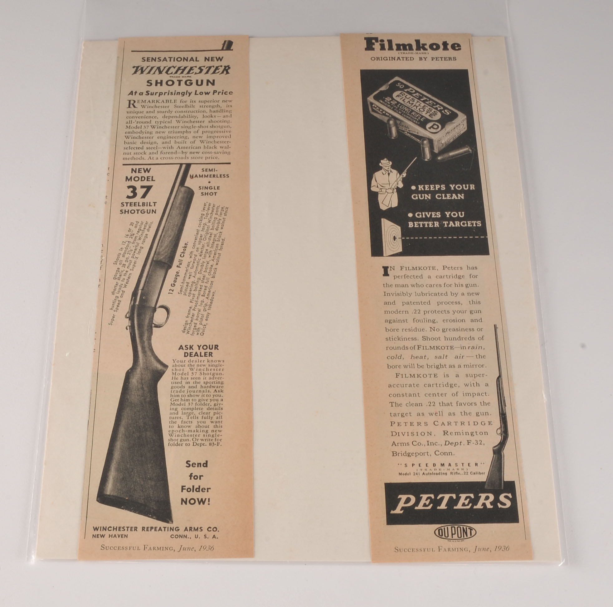 Vintage Collection of Winchester Ads