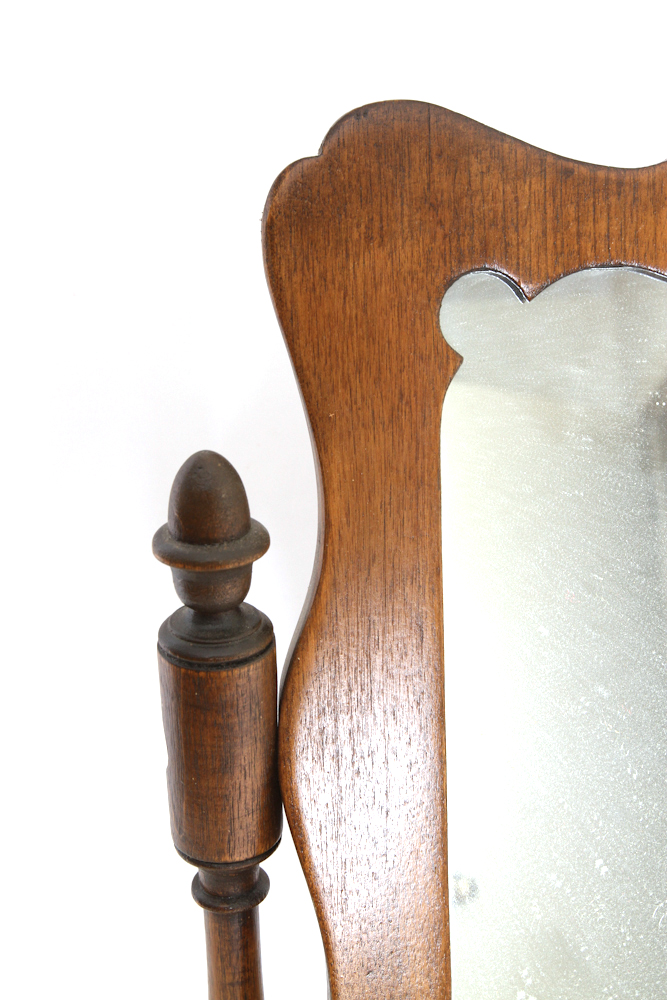 Vintage Dresser Mirror, Premier Manicure Set Bakelite & Vanity Pieces