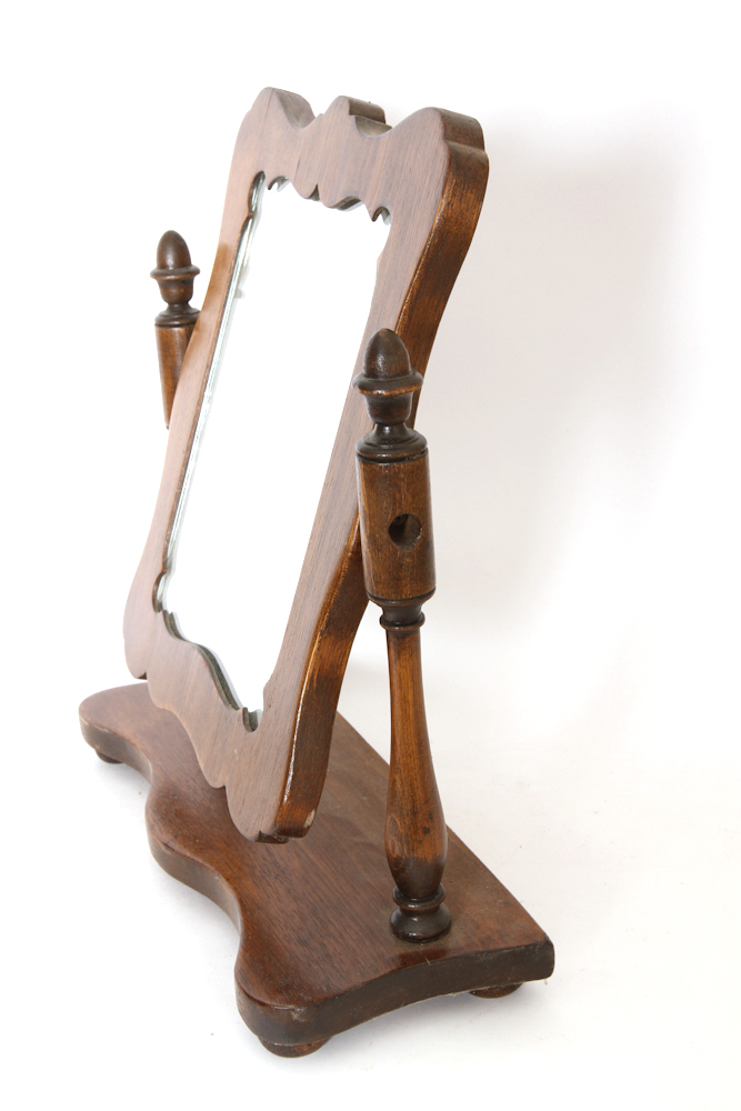 Vintage Dresser Mirror, Premier Manicure Set Bakelite & Vanity Pieces