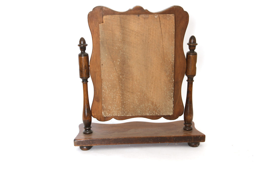 Vintage Dresser Mirror, Premier Manicure Set Bakelite & Vanity Pieces