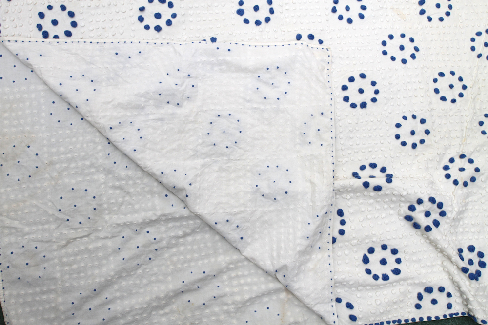 Chenille Pom Pom Quilt