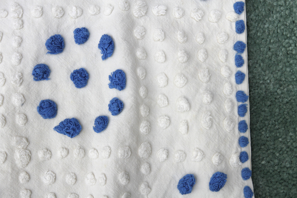 Chenille Pom Pom Quilt